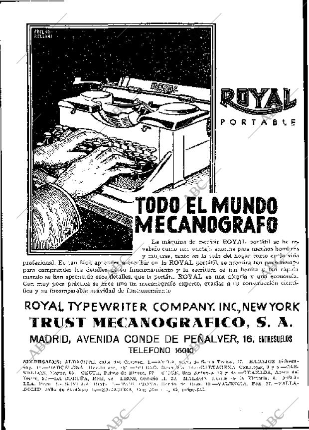 BLANCO Y NEGRO MADRID 12-04-1931 página 2