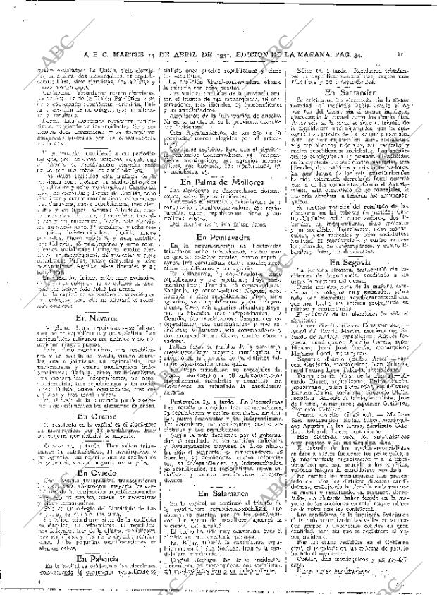 ABC MADRID 14-04-1931 página 34