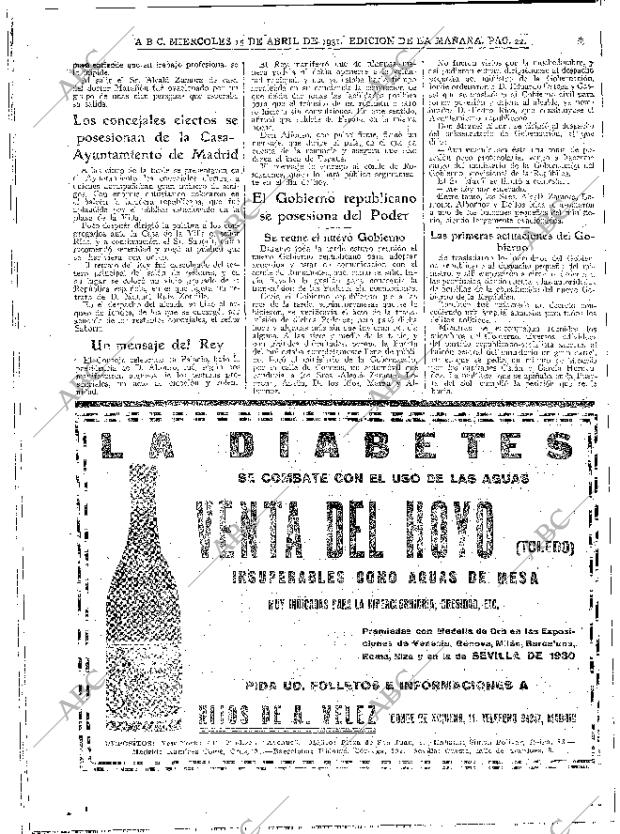 ABC MADRID 15-04-1931 página 22