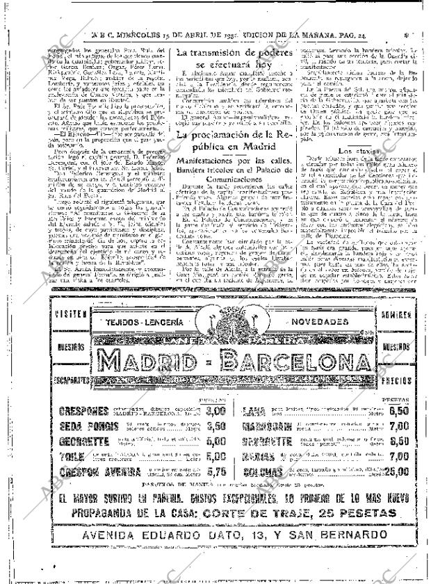 ABC MADRID 15-04-1931 página 24