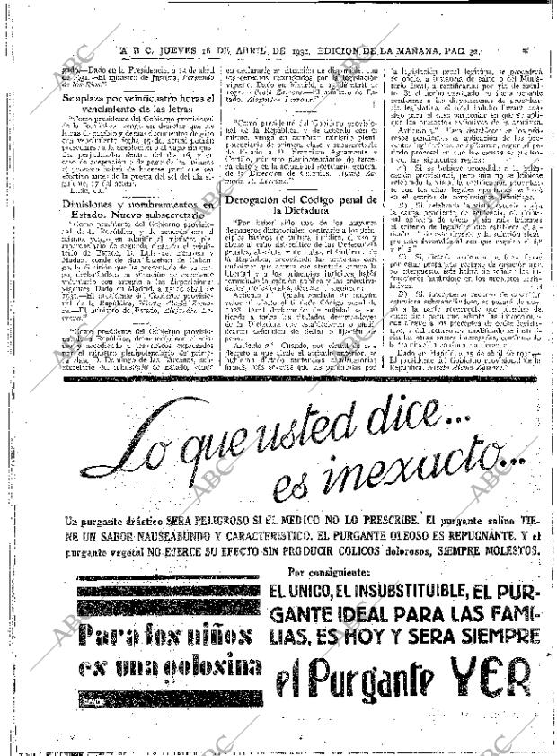 ABC MADRID 16-04-1931 página 32