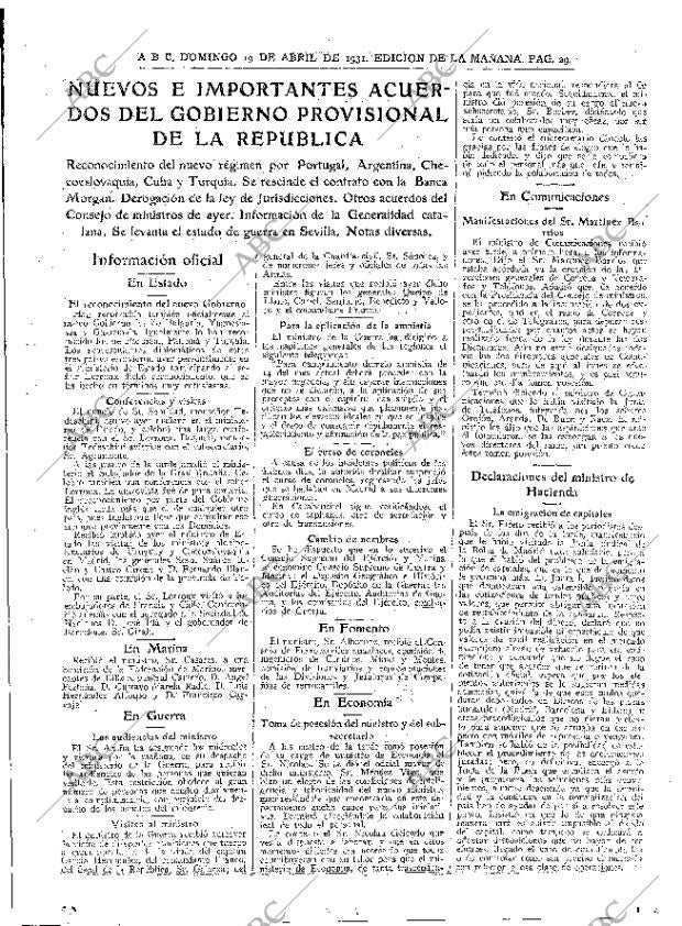 ABC MADRID 19-04-1931 página 31