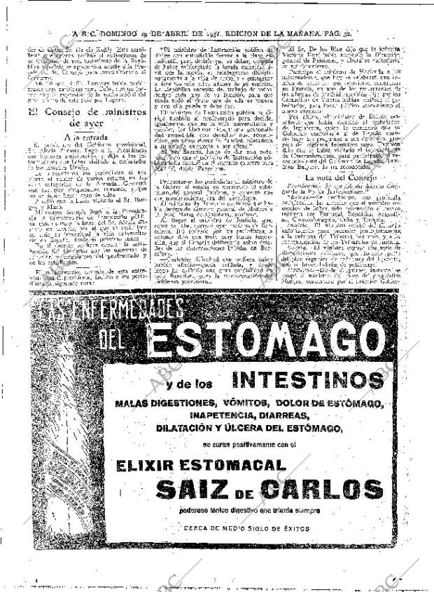 ABC MADRID 19-04-1931 página 34