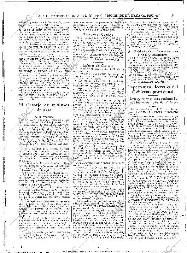 ABC MADRID 21-04-1931 página 30