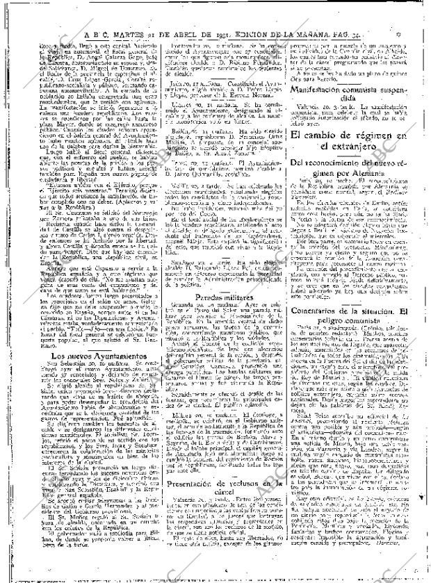 ABC MADRID 21-04-1931 página 34