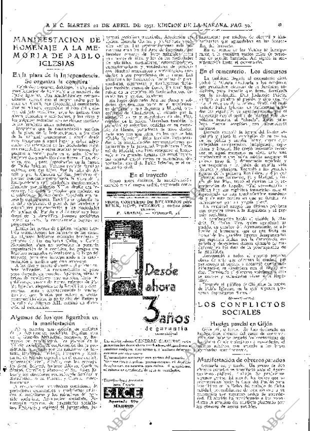 ABC MADRID 21-04-1931 página 39