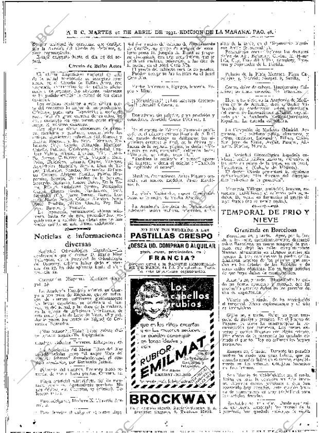 ABC MADRID 21-04-1931 página 46