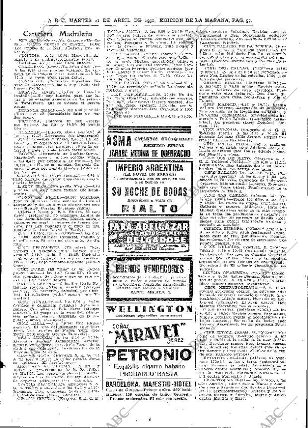 ABC MADRID 21-04-1931 página 57