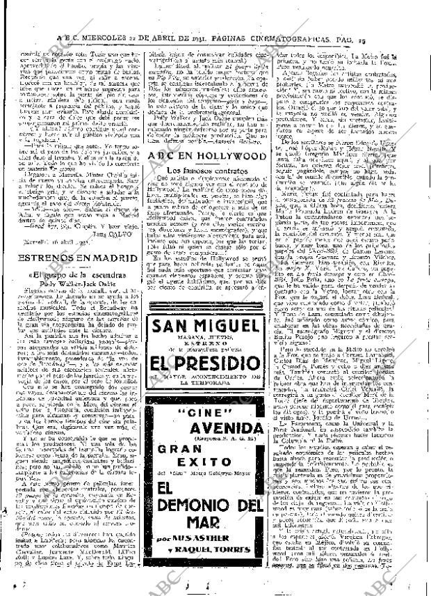 ABC MADRID 22-04-1931 página 15