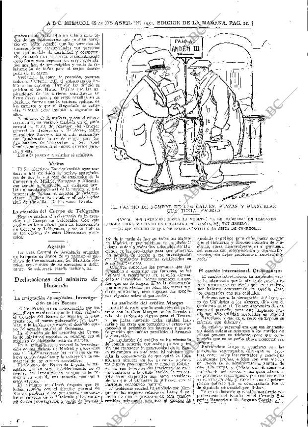 ABC MADRID 22-04-1931 página 21
