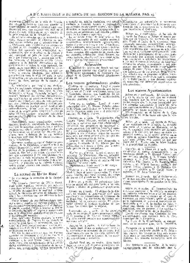 ABC MADRID 22-04-1931 página 25