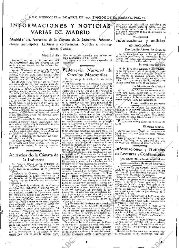ABC MADRID 22-04-1931 página 35