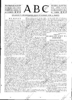 ABC MADRID 23-04-1931 página 3