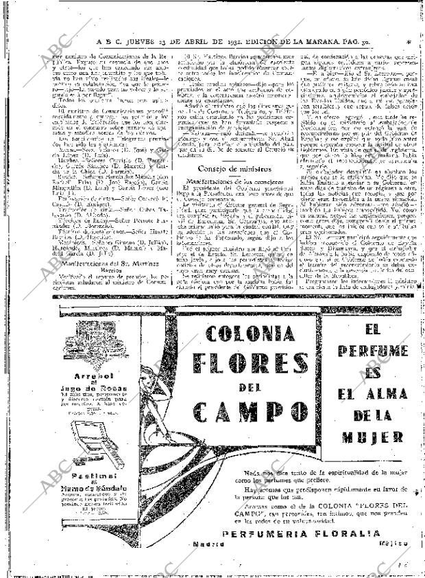 ABC MADRID 23-04-1931 página 30