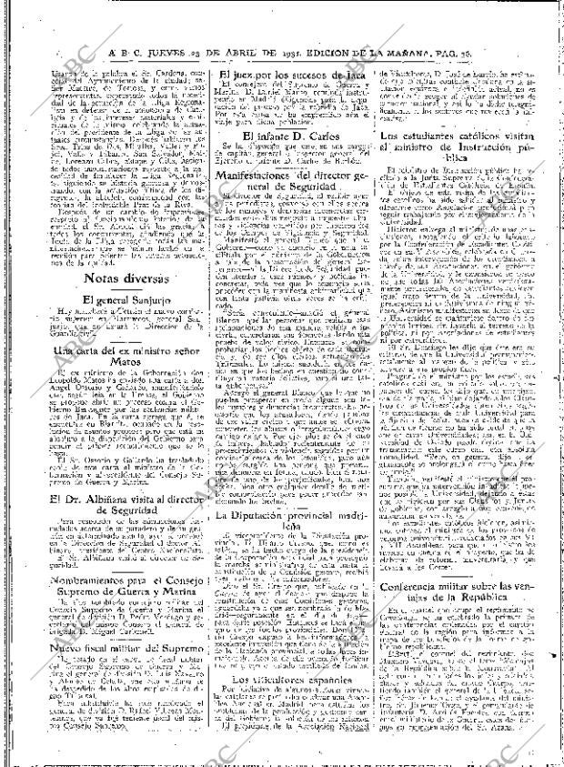 ABC MADRID 23-04-1931 página 36