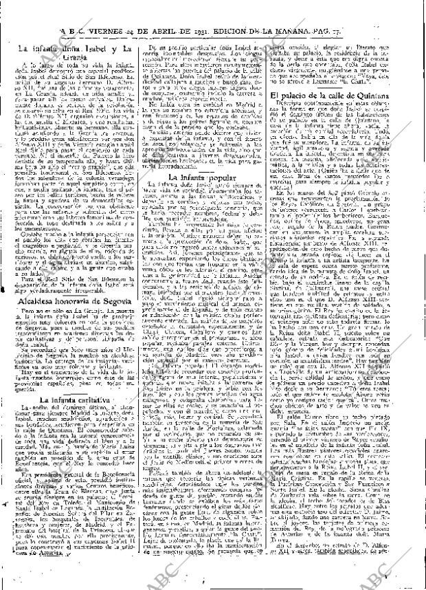 ABC MADRID 24-04-1931 página 17