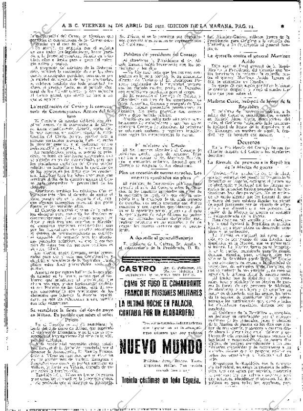 ABC MADRID 24-04-1931 página 24