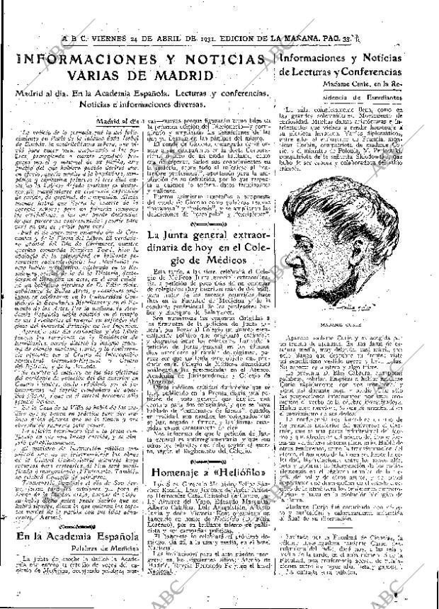 ABC MADRID 24-04-1931 página 33