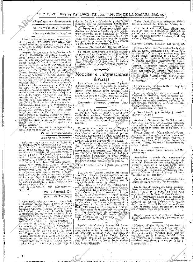 ABC MADRID 24-04-1931 página 34