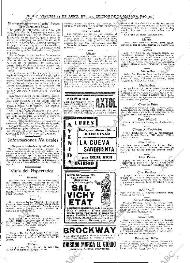 ABC MADRID 24-04-1931 página 43