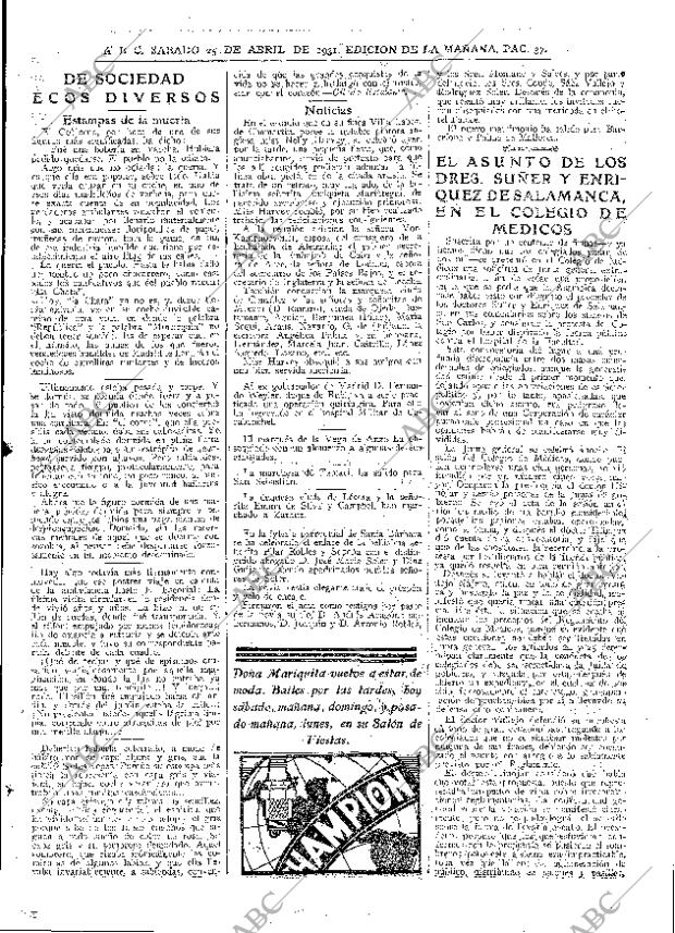 ABC MADRID 25-04-1931 página 37