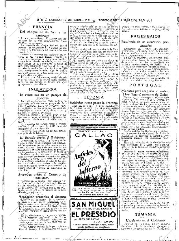 ABC MADRID 25-04-1931 página 46