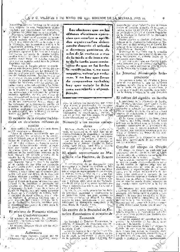 ABC MADRID 08-05-1931 página 21