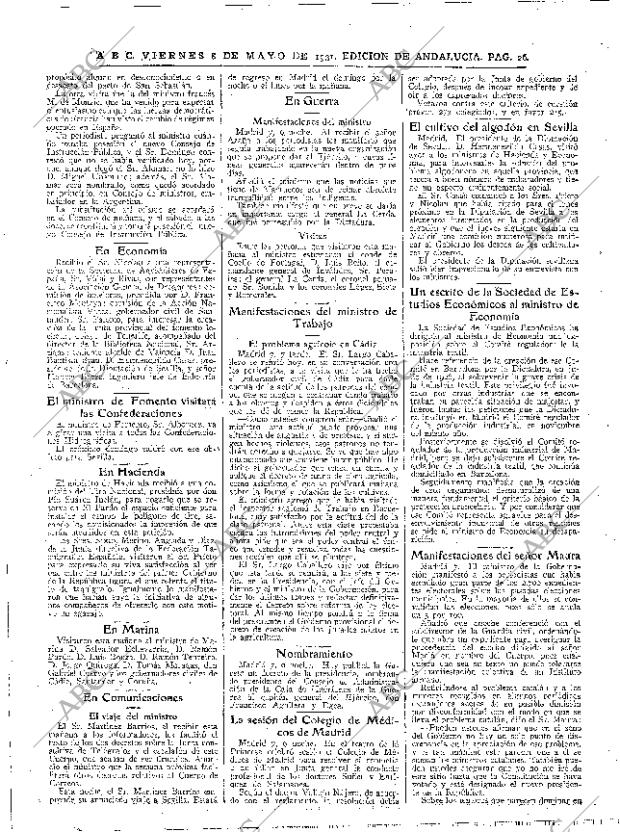 ABC SEVILLA 08-05-1931 página 26
