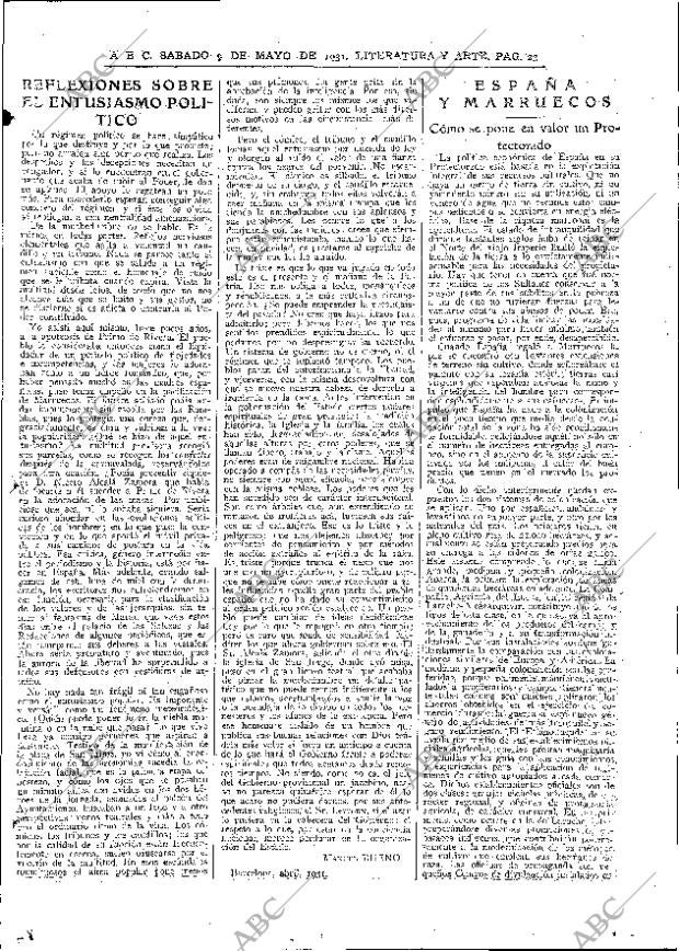 ABC MADRID 09-05-1931 página 23