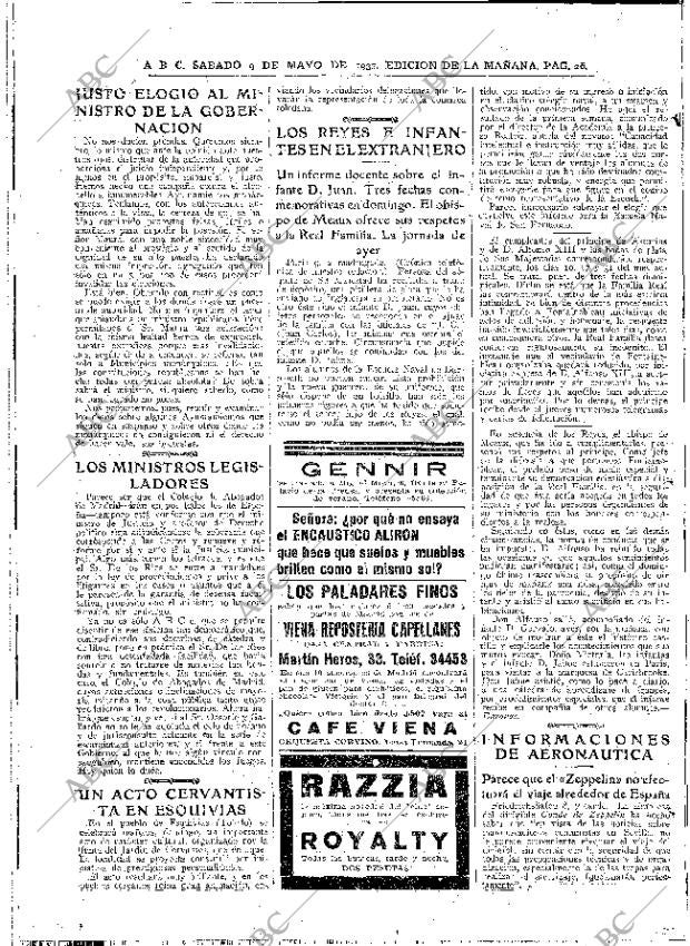 ABC MADRID 09-05-1931 página 26