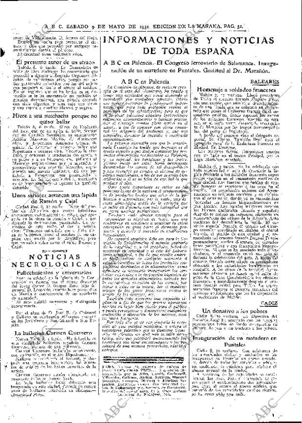ABC MADRID 09-05-1931 página 51