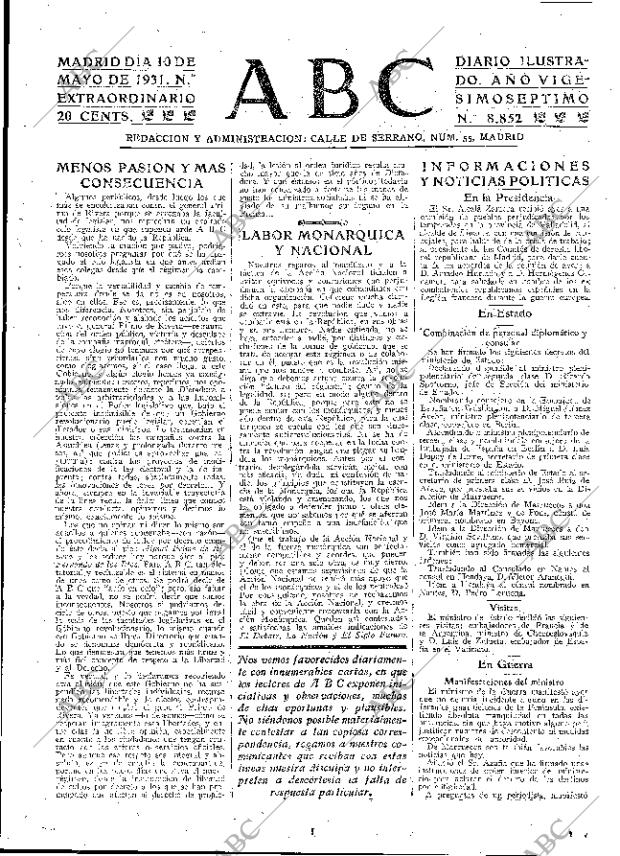 ABC MADRID 10-05-1931 página 23