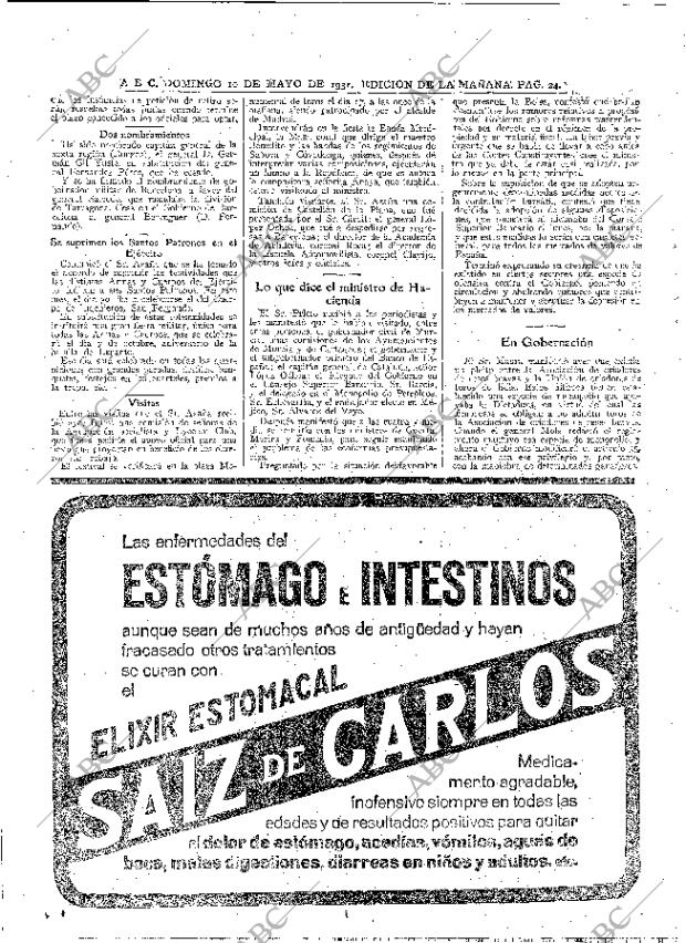 ABC MADRID 10-05-1931 página 24