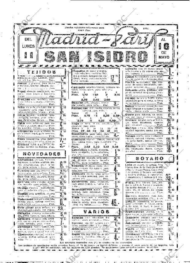 ABC MADRID 10-05-1931 página 32