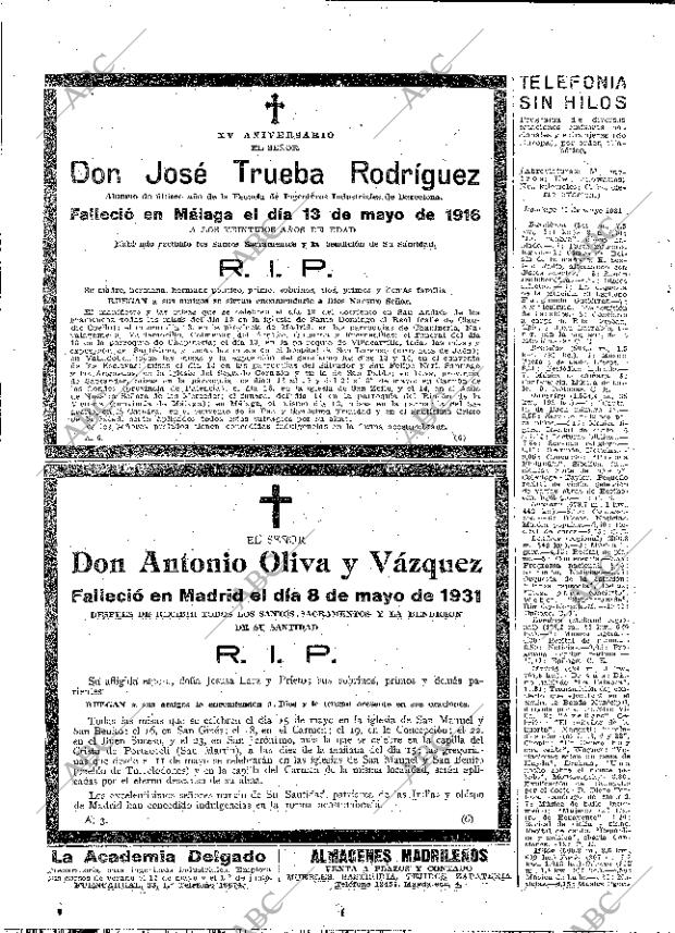 ABC MADRID 10-05-1931 página 62