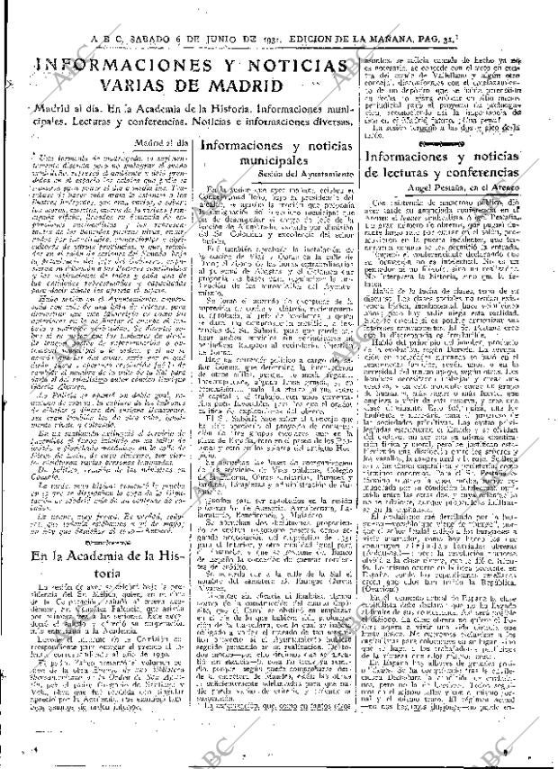 ABC MADRID 06-06-1931 página 31