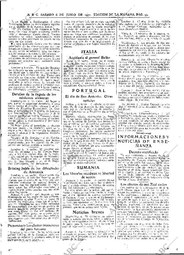 ABC MADRID 06-06-1931 página 35