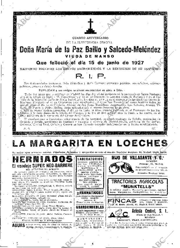 ABC MADRID 07-06-1931 página 67