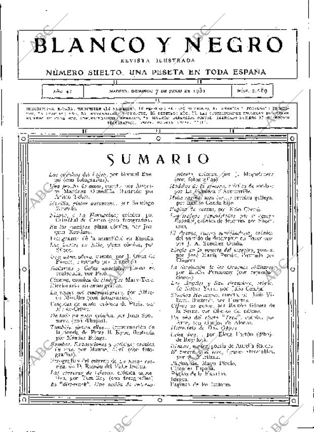 BLANCO Y NEGRO MADRID 07-06-1931 página 3