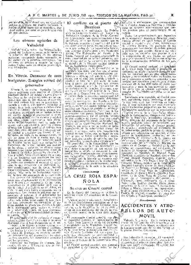 ABC MADRID 09-06-1931 página 37