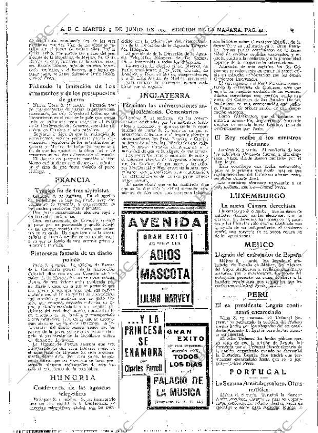 ABC MADRID 09-06-1931 página 42