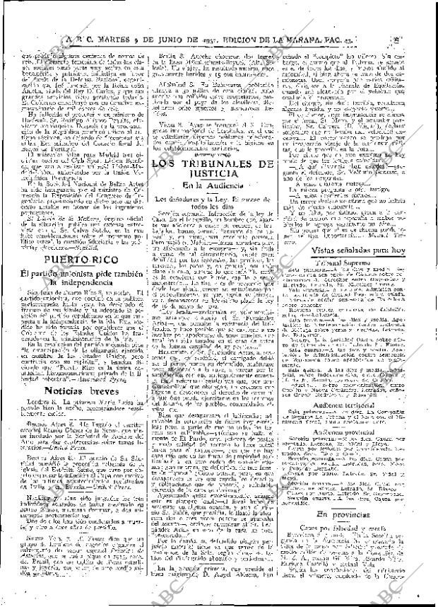 ABC MADRID 09-06-1931 página 43