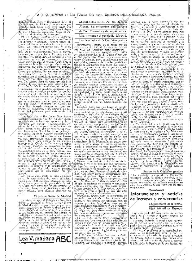 ABC MADRID 11-06-1931 página 38