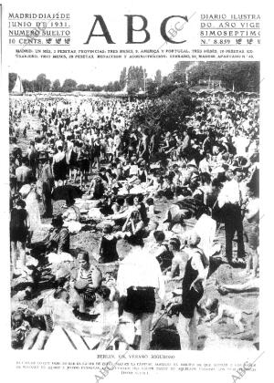 ABC MADRID 12-06-1931 página 1