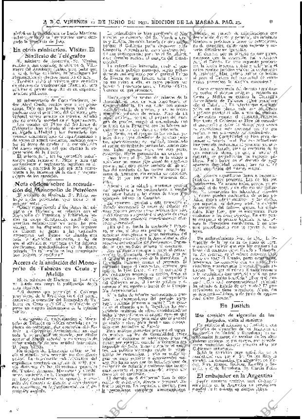 ABC MADRID 12-06-1931 página 23