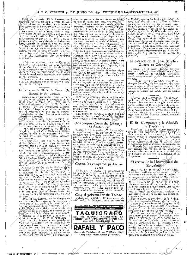 ABC MADRID 12-06-1931 página 26