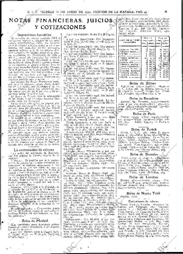 ABC MADRID 12-06-1931 página 45