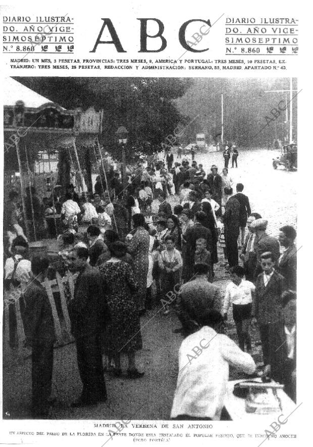 ABC MADRID 13-06-1931 página 1