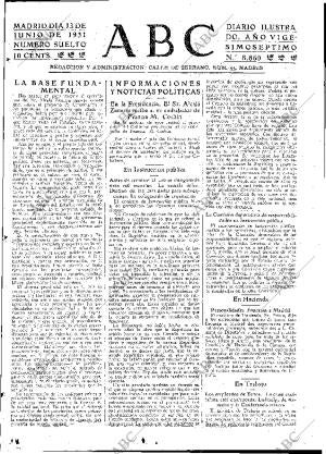 ABC MADRID 13-06-1931 página 23