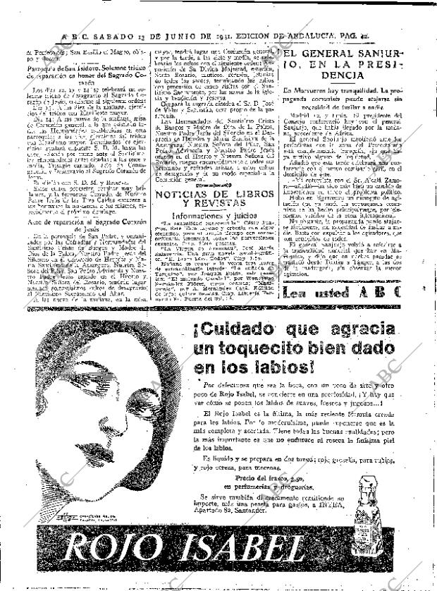 ABC SEVILLA 13-06-1931 página 42